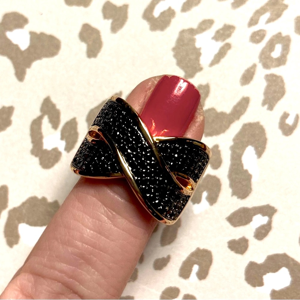 [ FINAL price / nwot ] Bronzo Italia Black Spinel Ring